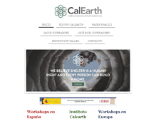 Tablet Screenshot of calearth.es